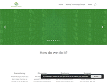 Tablet Screenshot of greeneyeits.com